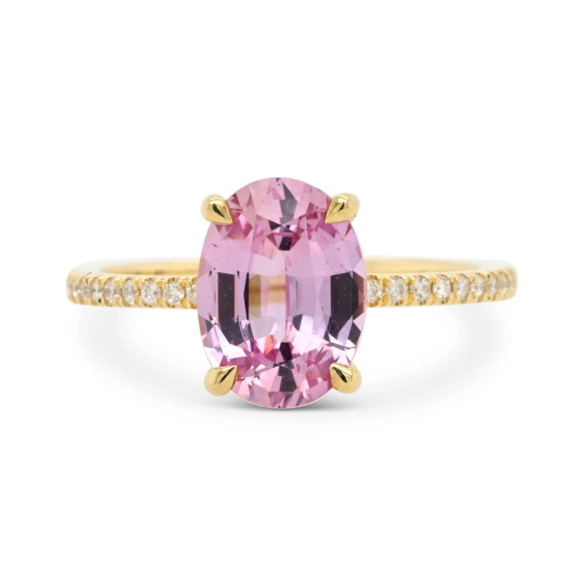 Grace Oval Pink Ring