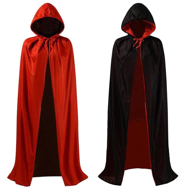 Halloween Vampire Cape Stand Collar