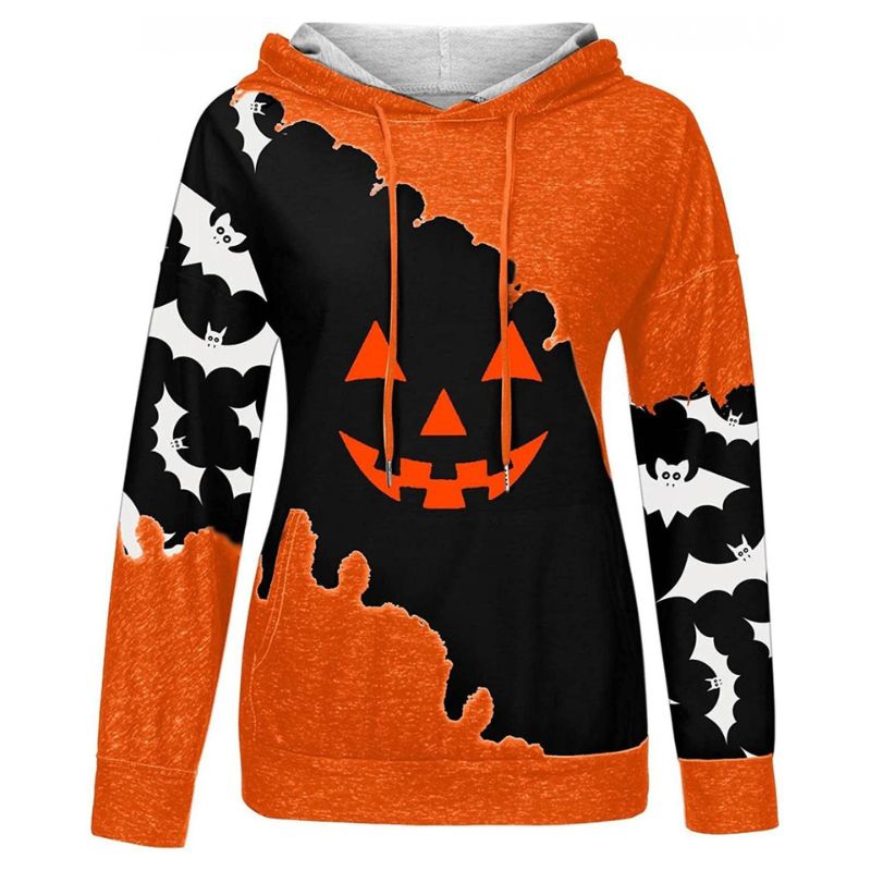 Alice Hoodie Halloween Pumpkin Printing