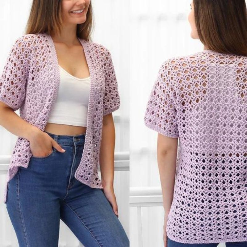 Rhian Crochet Cardigan