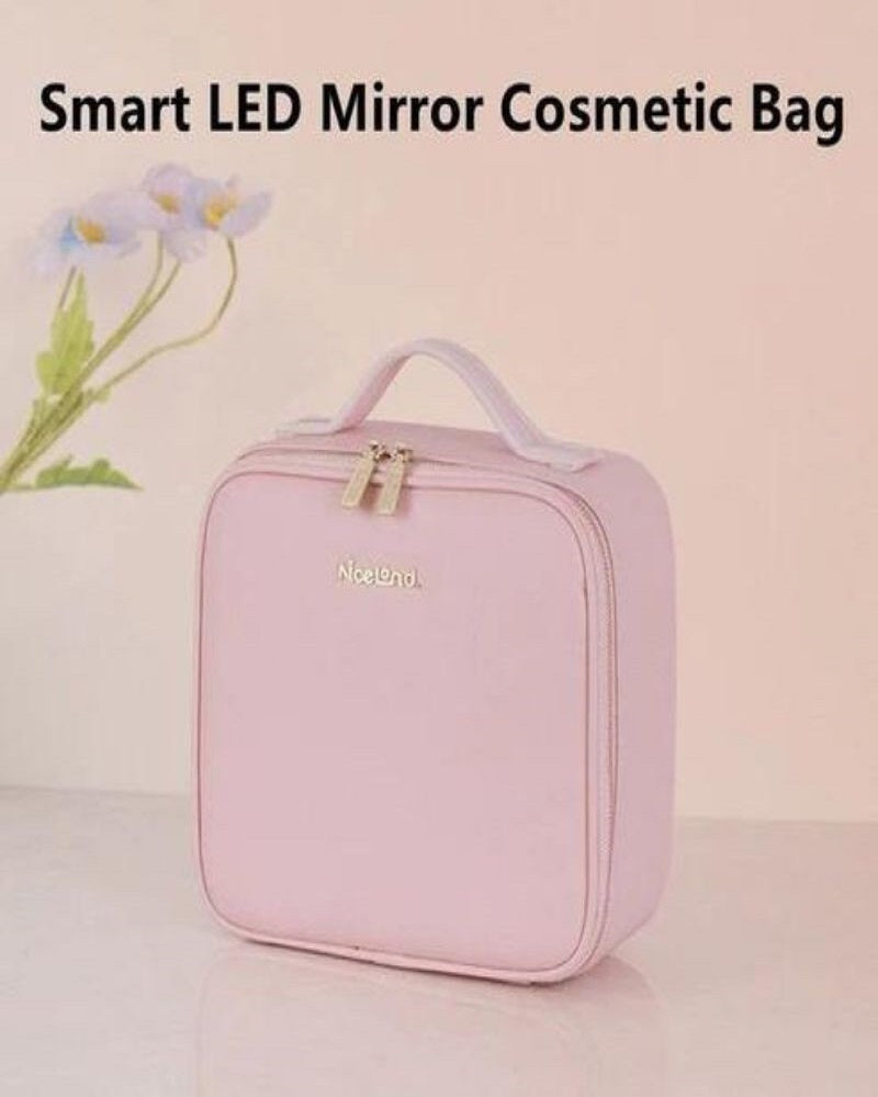 Cosmetic Case With LED Mirror