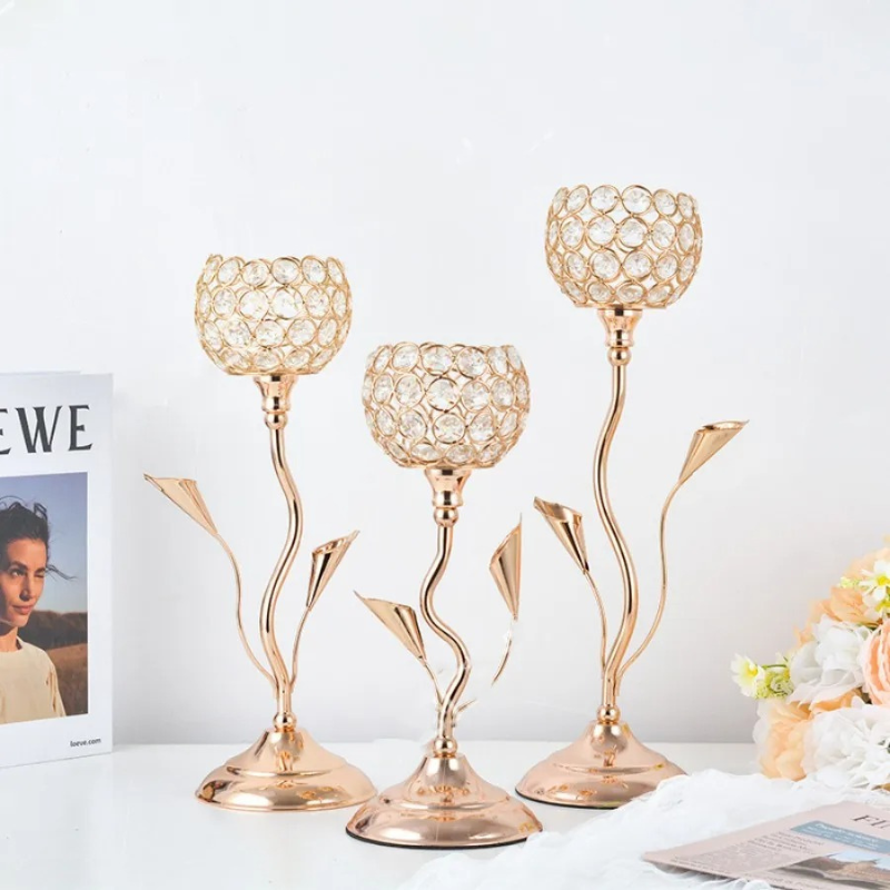 Flower-shaped Candle Holder