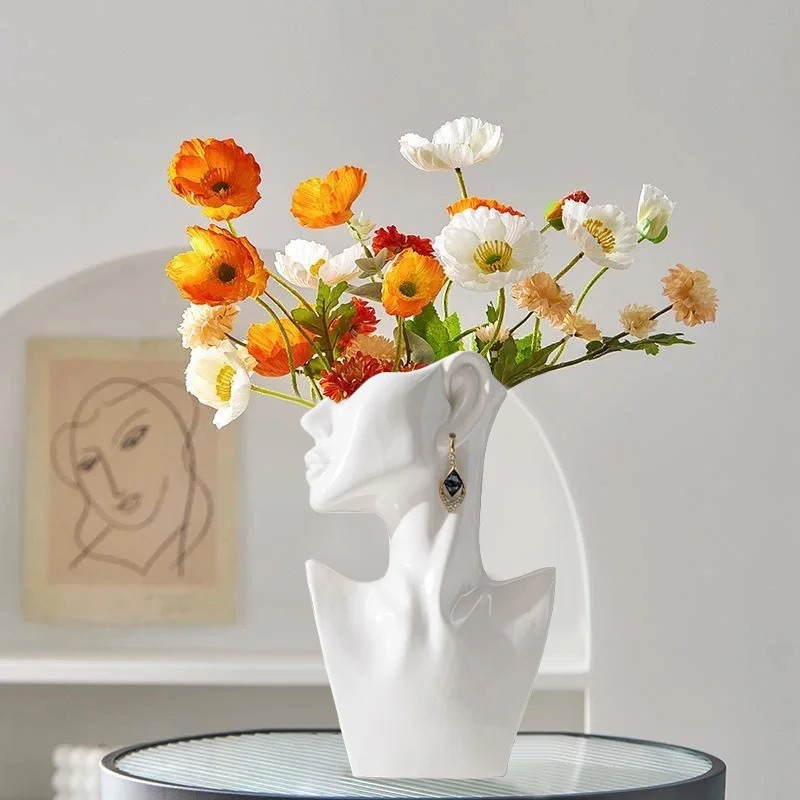 Half Face Vase