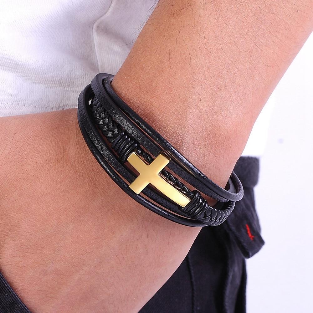 Faith Steel Cross armband - Limited Edition - Kvasim (North America)