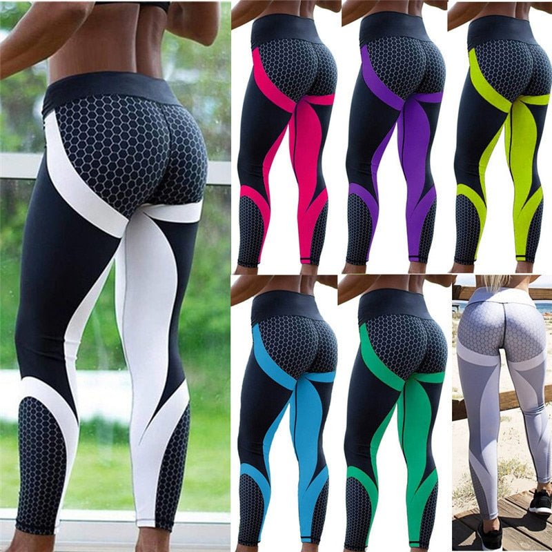 Honeycomb Yoga Leggings - Kvasim (North America)