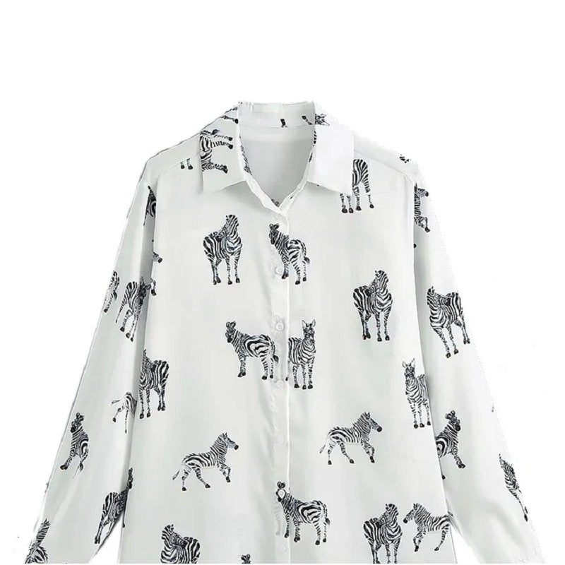 Jazzy Satin Shirt - Kvasim (North America)