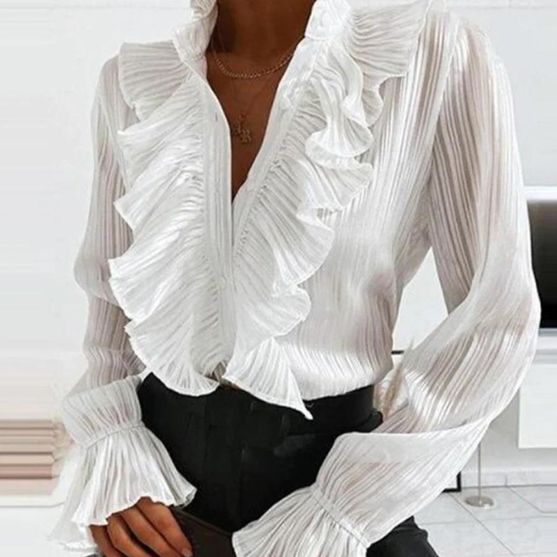 Jessica Ruffle Top - Kvasim (North America)