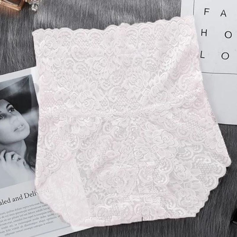 Natalia High Waisted Lace Panties - Kvasim (North America)