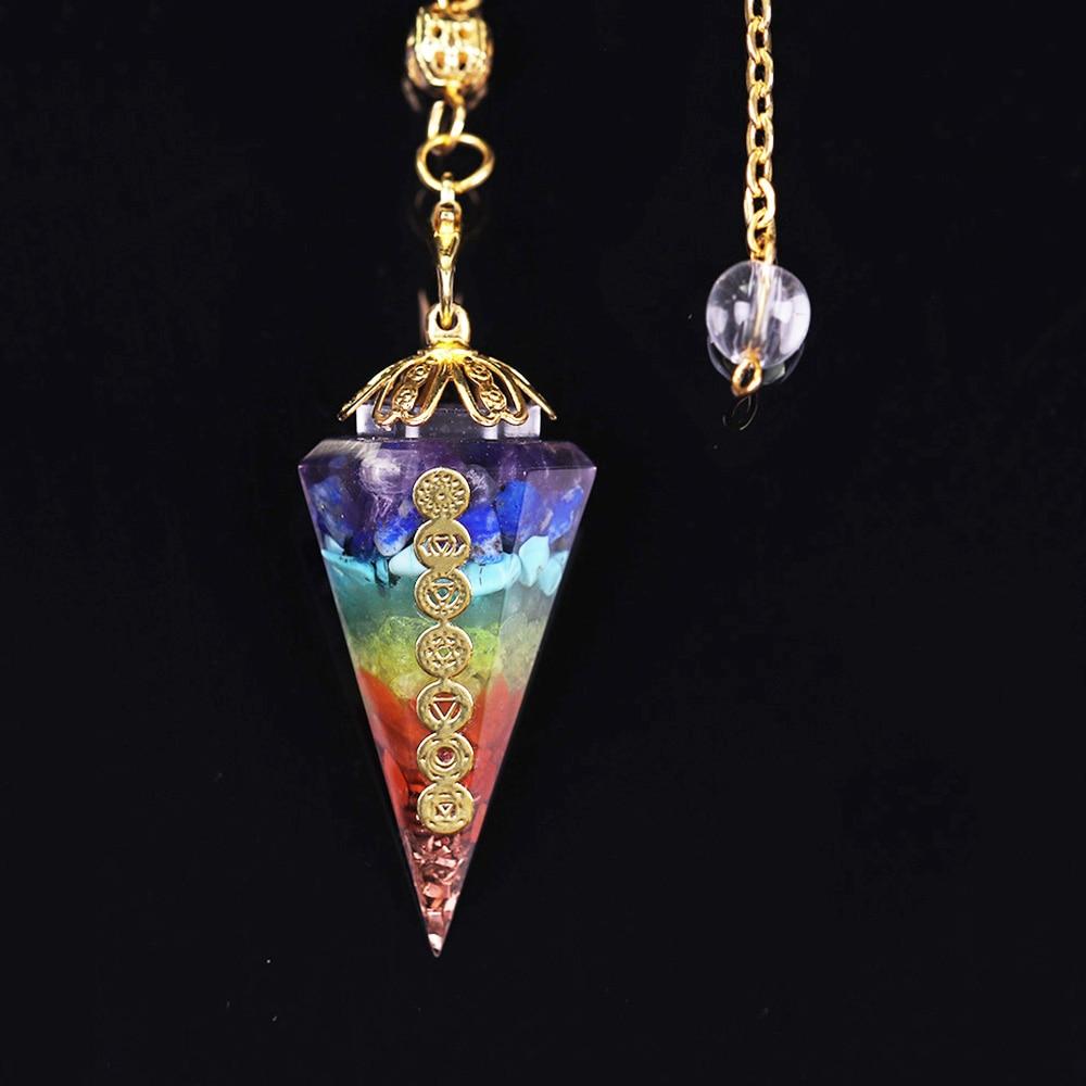 Orgonite Chakra Healing Pendulum - Kvasim (North America)