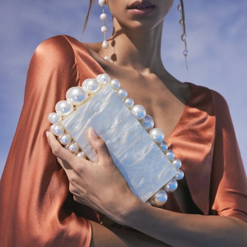 Pearl Marble Clutch - Kvasim (North America)