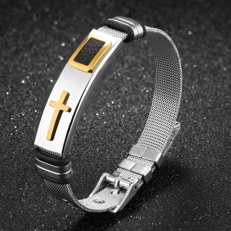 Premium Cross Adjustable Bracelet - Kvasim (North America)